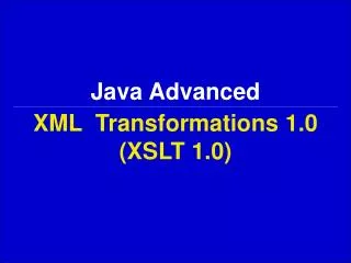 java advanced