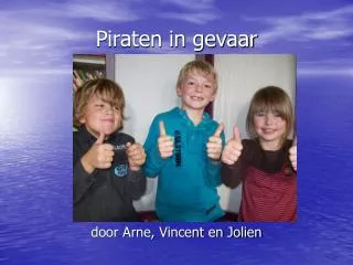piraten in gevaar
