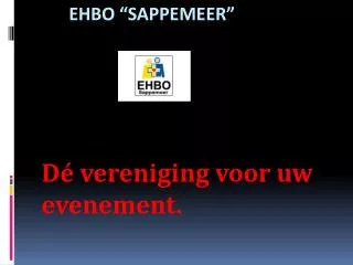 d vereniging voor uw evenement