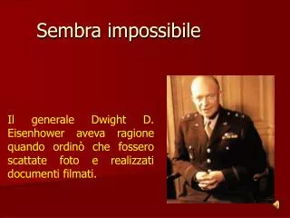 sembra impossibile