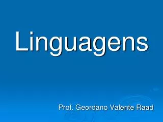 linguagens