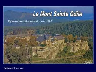 le mont ste odile se trouve 2290 km de compostelle