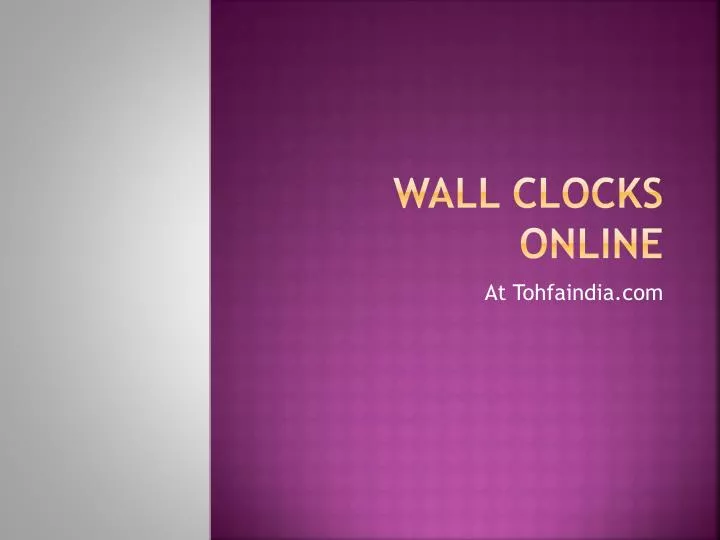 wall clocks online