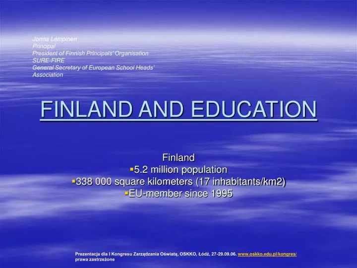 finland and education