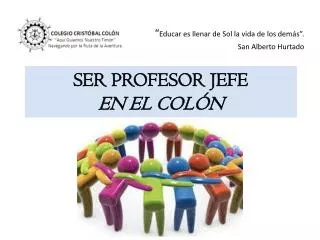 ser profesor jefe en el col n