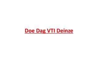 doe dag vti deinze