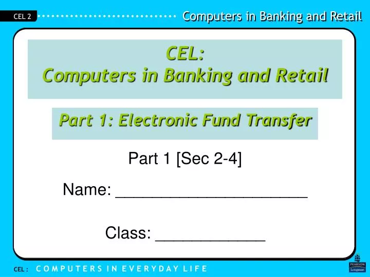 cel computers in banking and retail