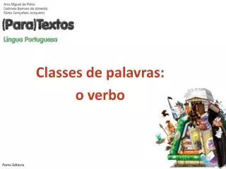 classes de palavras o verbo