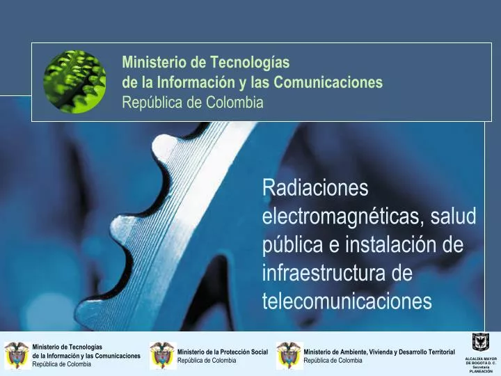 ministerio de tecnolog as de la informaci n y las comunicaciones rep blica de colombia