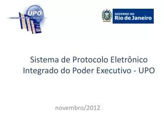 sistema de protocolo eletr nico integrado do poder executivo upo