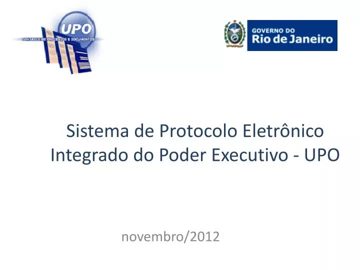 sistema de protocolo eletr nico integrado do poder executivo upo