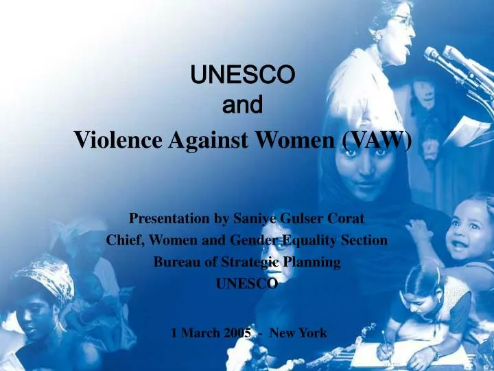 unesco and violence against women vaw