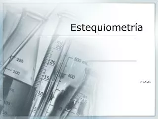 estequiometr a