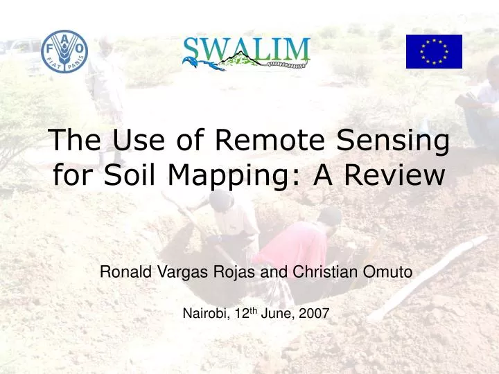 the use of remote sensing for soil mapping a review