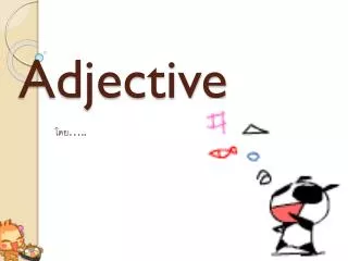 adjective