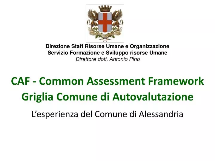 caf common assessment framework griglia comune di autovalutazione