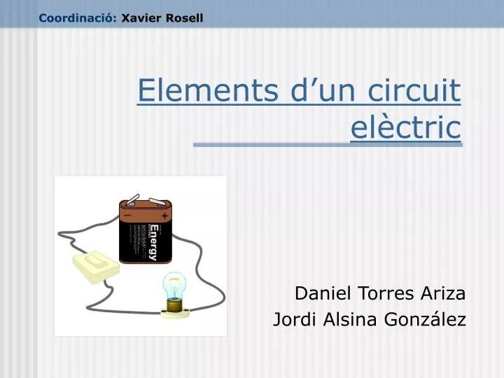 elements d un circuit el ctric