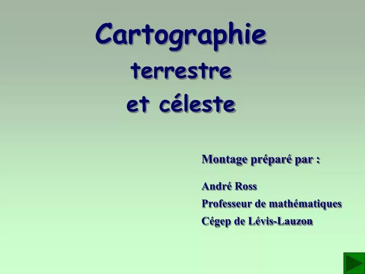 cartographie