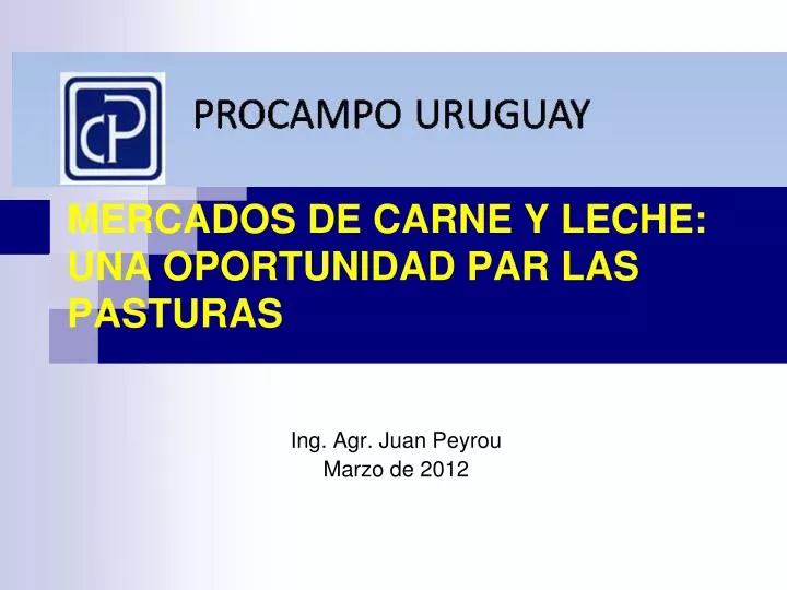 mercados de carne y leche una oportunidad par las pasturas