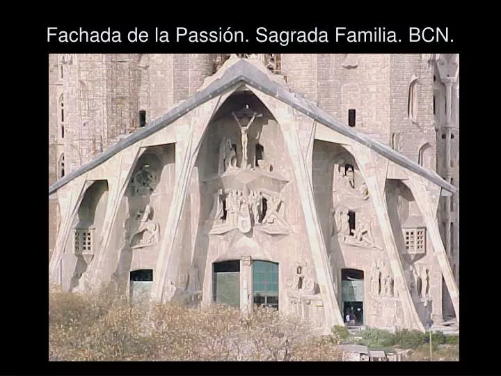 fachada de la passi n sagrada familia bcn