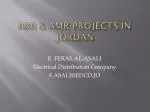 AMI &amp; AMR PROJECTS IN JORDAN - slide 1
