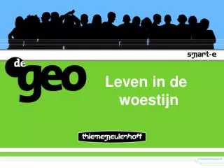leven in de woestijn