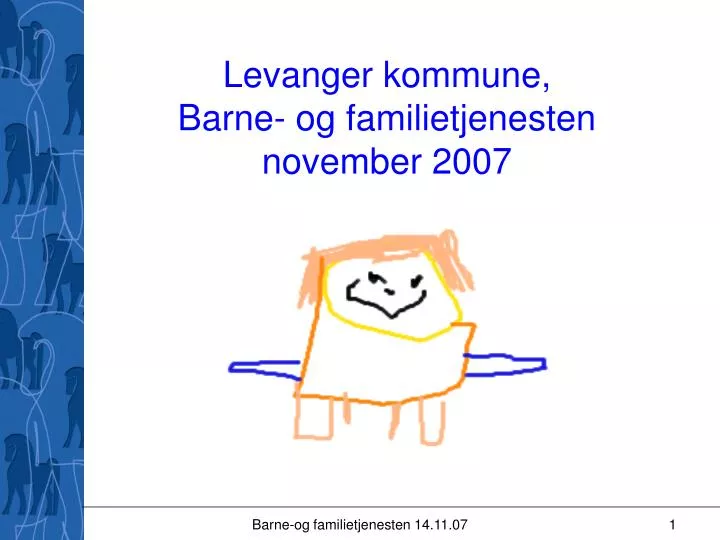 levanger kommune barne og familietjenesten november 2007