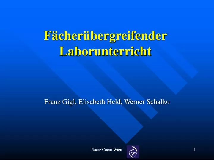 f cher bergreifender laborunterricht