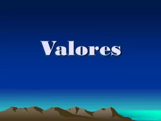 valores