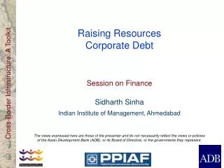 Raising Resources Corporate Debt