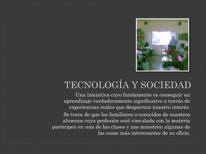 tecnolog a y sociedad