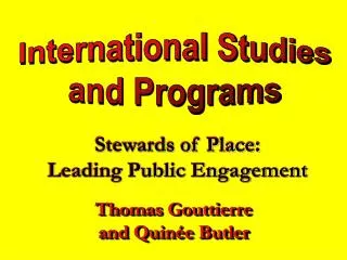 Stewards of Place: Leading Public Engagement