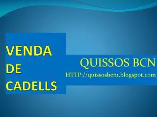 venda de cadells