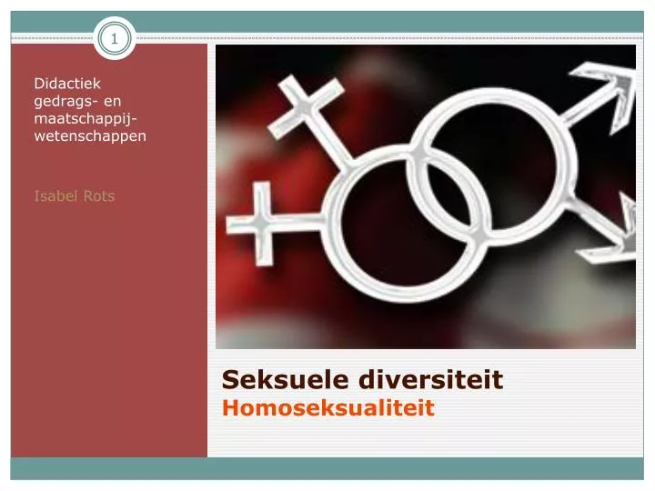 seksuele diversiteit homoseksualiteit