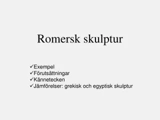 Romersk skulptur