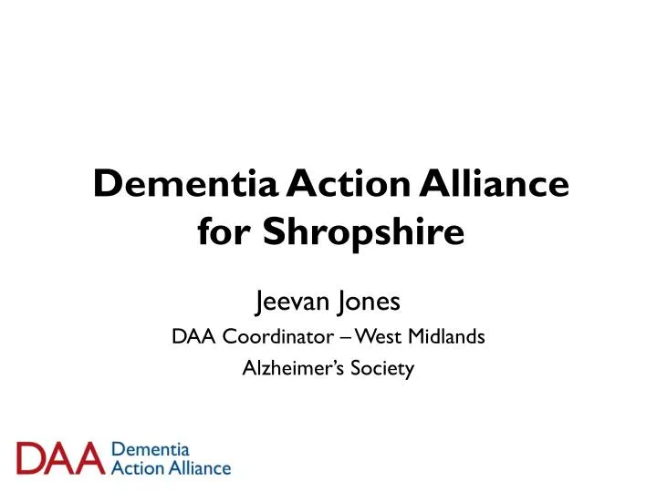 dementia action alliance for shropshire