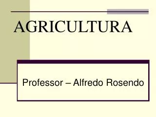 agricultura