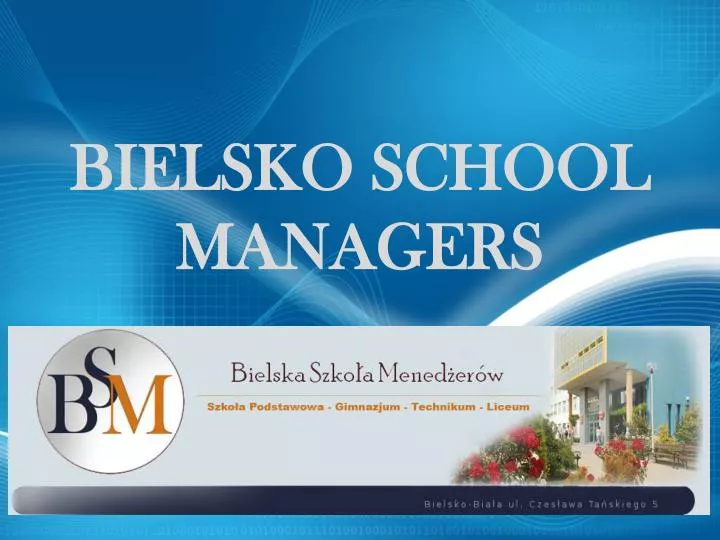 bielsko school managers