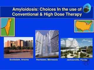 Amyloidosis: Choices In the use of Conventional &amp; High Dose Therapy