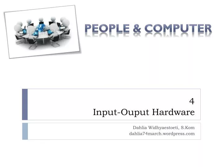 4 input ouput hardware