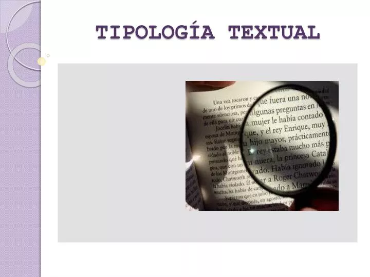 tipolog a textual