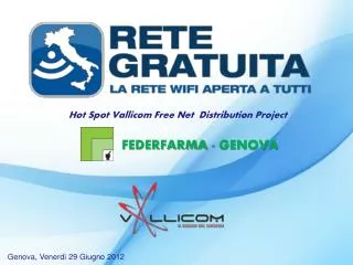 hot spot vallicom free net distribution project