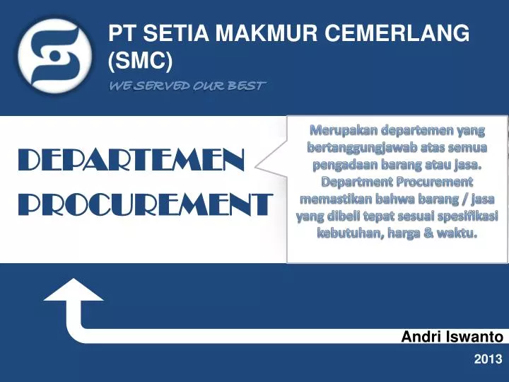 departemen procurement