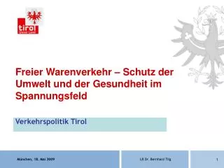 verkehrspolitik tirol