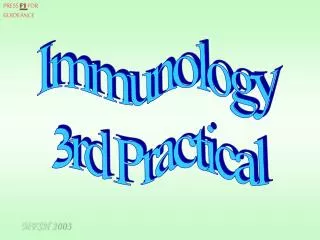 Immunology 3rd Practical