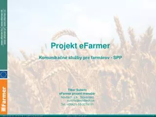 the efarmer project