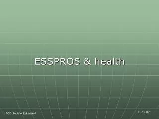esspros health