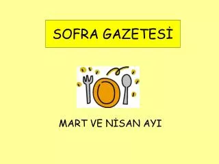 sofra gazetes