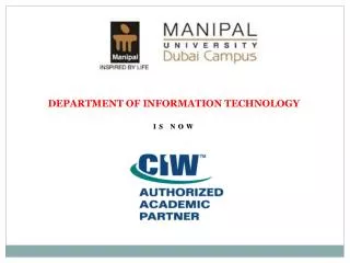 DEPARTMENT OF INFORMATION TECHNOLOGY