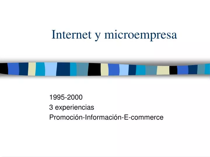 internet y microempresa